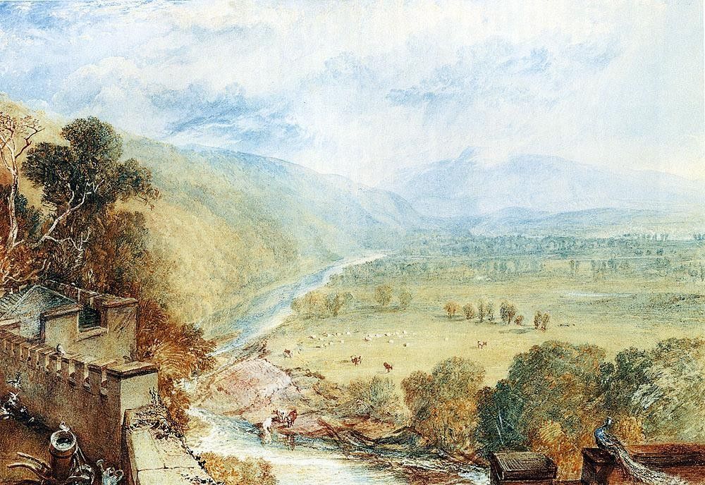 Joseph Mallord William Turner Ingleborough From The Terrace Of Hornby Castle
